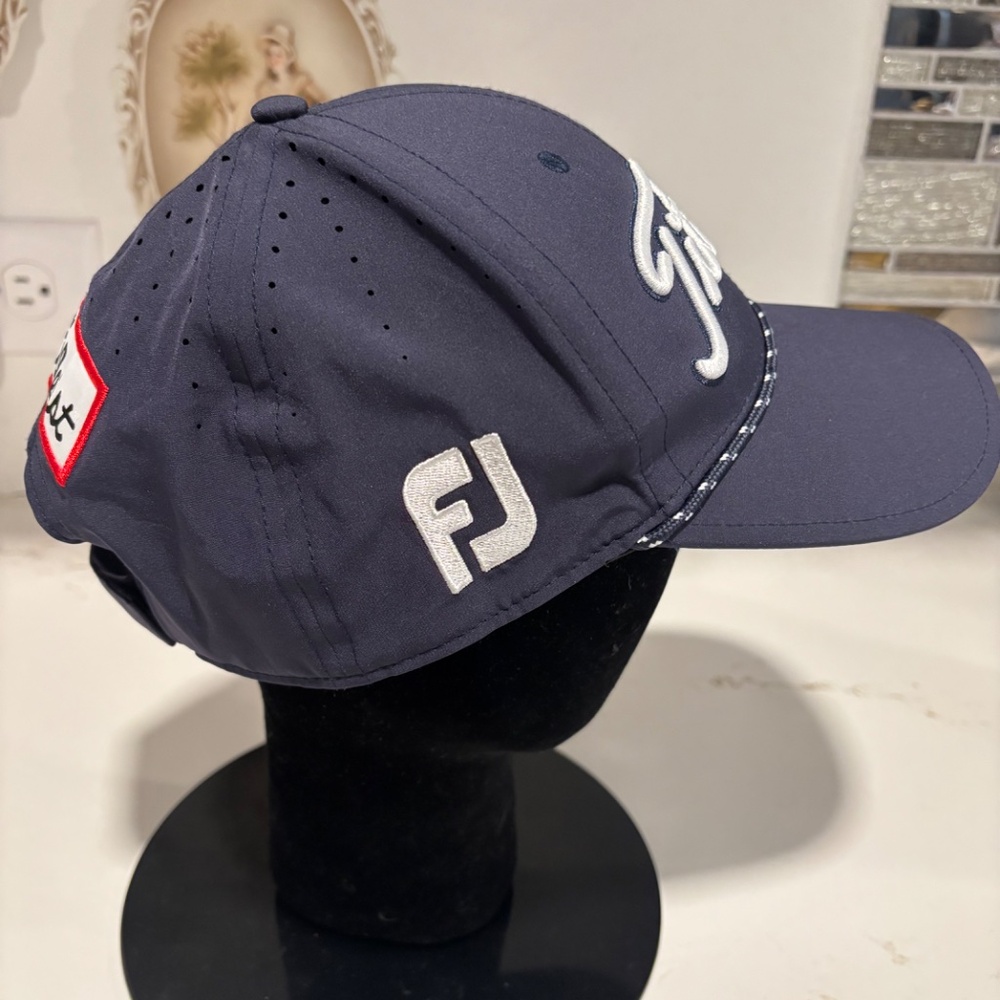Titleist Tour Breezer Rope Golf Hat Adjustable Cap Excellent Condition Blue - Picture 3 of 7